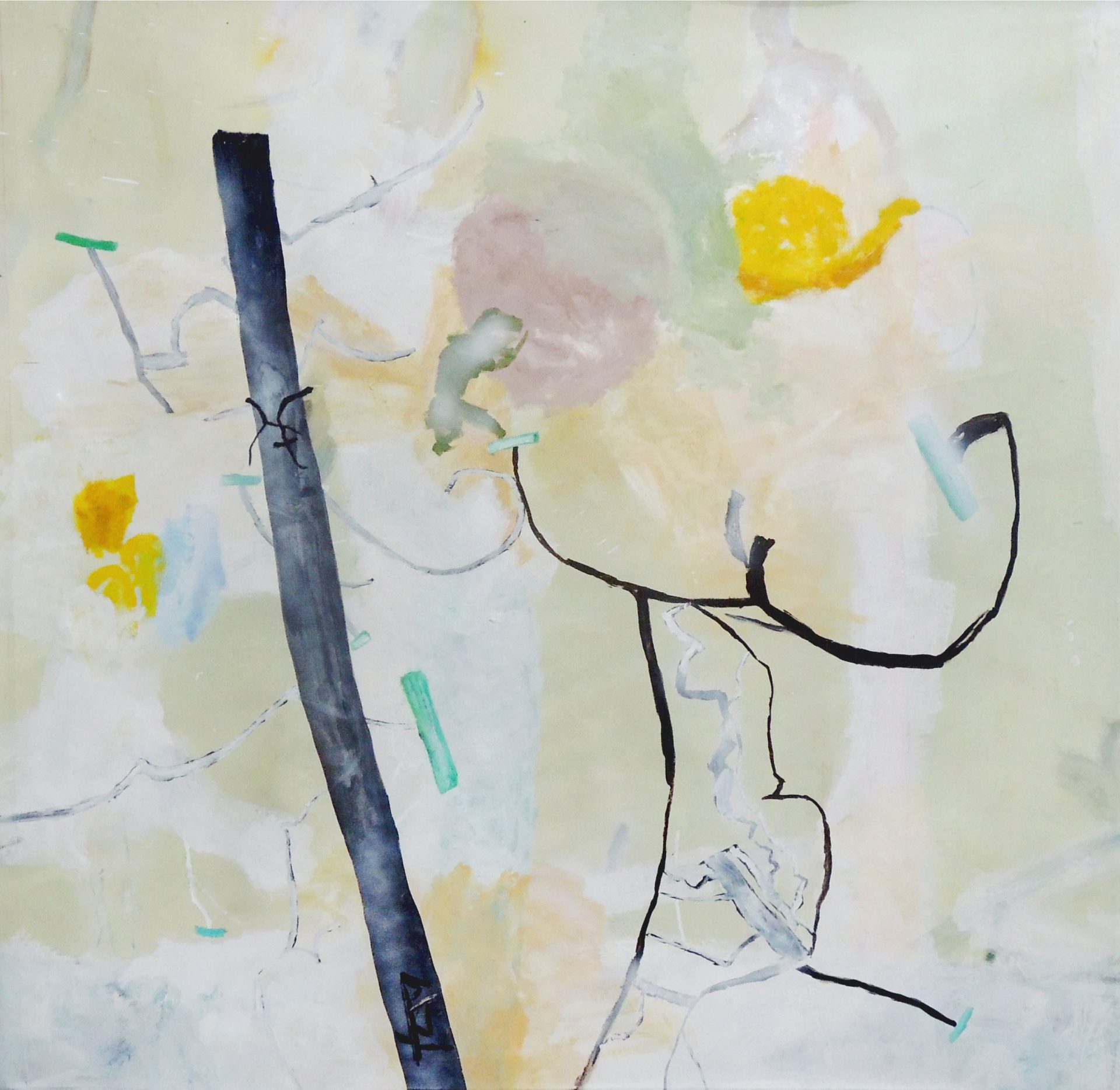 C-林亦軒 Lin YiHsuan, 三月 March, 2020, 畫布油彩 oil on canvas, 126 x 120 cm